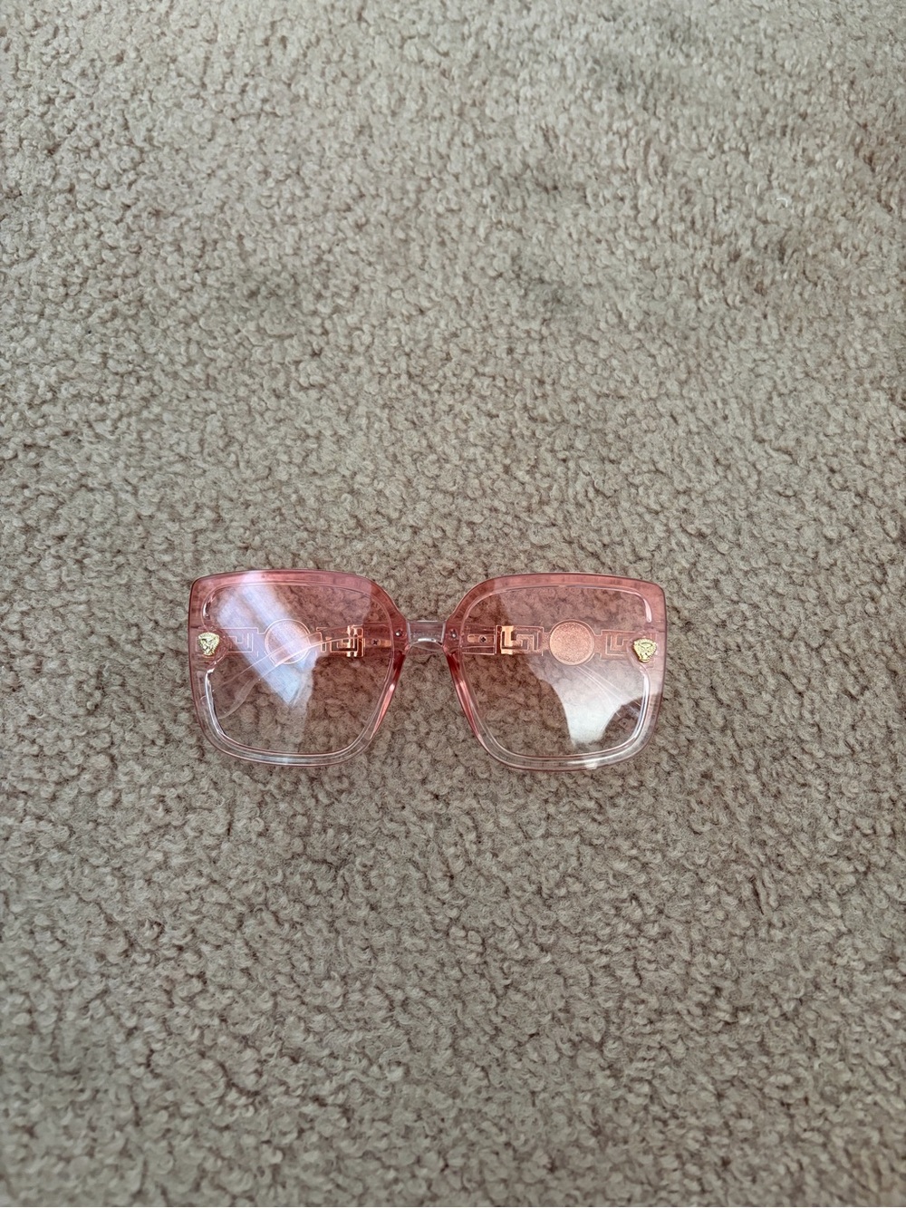 Pink Oversized Square Sunglasses - Women Accessories